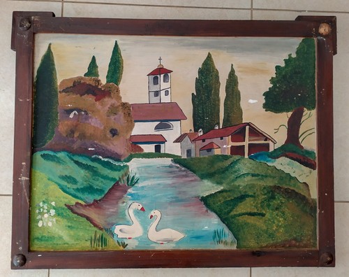 Quadro olio su - olio, tavola