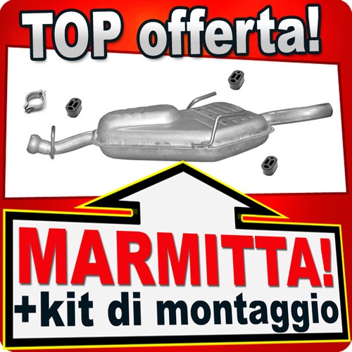 Silenziatore posteriore per - silenziatore,