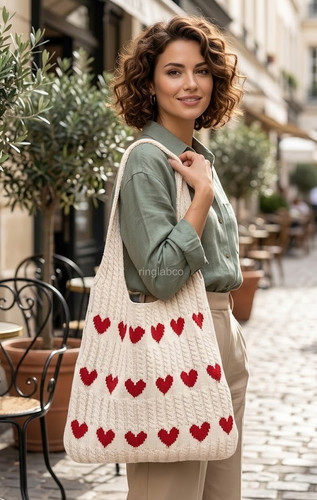 Borsa tracolla morbida - borsa, fatta