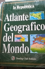2000 SPLENDIDO ATLANTE GEOGRAFICO del MONDO Touring Club Italiano LA REPUBBLICA