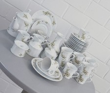 Porcellana Eschenbach Bayreuth Green Ranke varie parti vintage