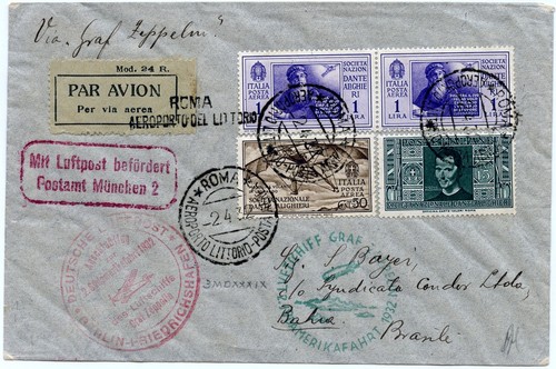 Zeppelin 1933 italia - zeppelin,