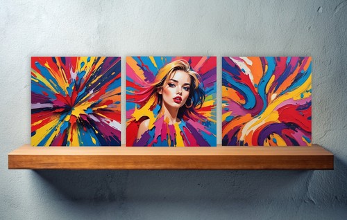 Pop art set piastrelle - art, 3