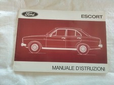 FORD ESCORT  Manuale Libretto USO MANUTENZIONE originale perfetto