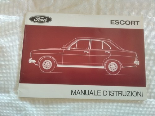 Ford escort manuale libretto - ford,