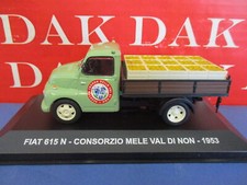 Die cast 1/43 Modellino Autocarro Fiat 615 N Consorzio Mele Val di Non 1953