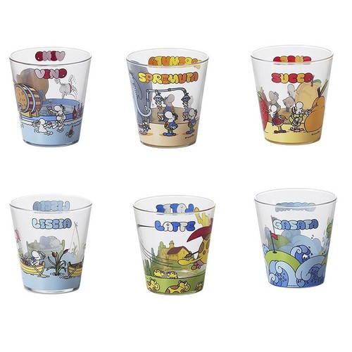 Excelsa set bicchiere vetro - set,
