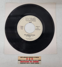 45 giri jukebox 7" Promo 447/1 Ron - Non abbiam bisogno di parole / C. de Andrè