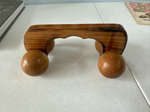 Vintage wooden roller massager - vintage,