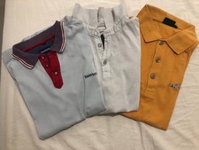 3 polo in cotone da uomo, taglia M/L, G-Star, Chervò, Lambretta