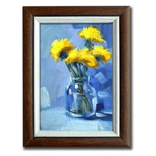 Dipinto olio originale fiori