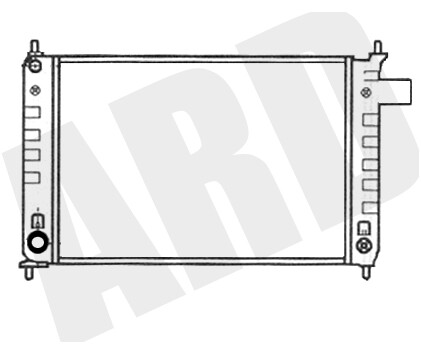 Radiatore acqua motore opel - motore,