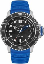 Nautica black dial nmx diver - dial,