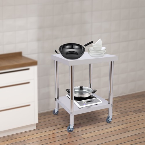 Tavolo acciaio inox x - acciaio, 60