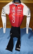 Body Da Ciclismo Cronometro Bici Bicicletta Cofidis Pantaloncini Maglia Nuovo