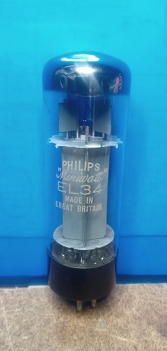 El34 philips miniwatt pentodo - miniwatt,
