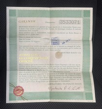 Rolex Certificate Vintage GMT