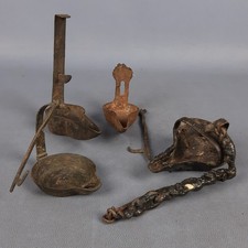 4 Antiche Lucerne Ferro