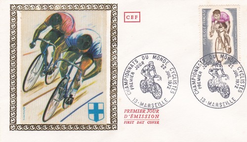 France 1972 fdc campionati - fdc,