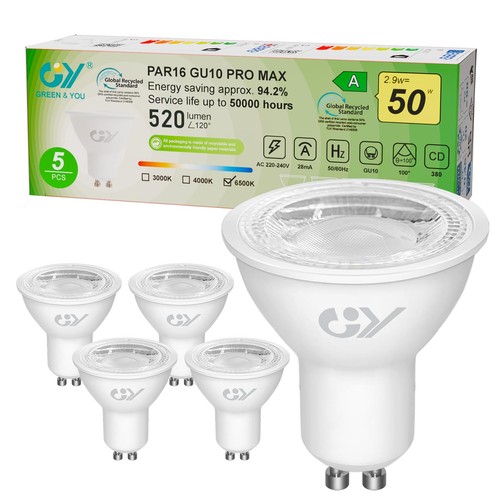 Lampadine led gu10 classe - gy,