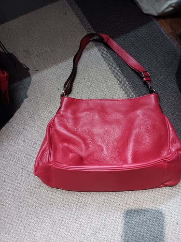 Borsa rossa pelle maxima - pelle,