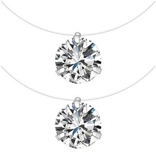  2pcs Delicata Zircone collane