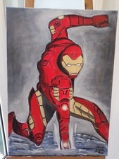 Ironman, acrilico su tela 50 x 70 centimetri  acrylic on canvas 50 x 70.