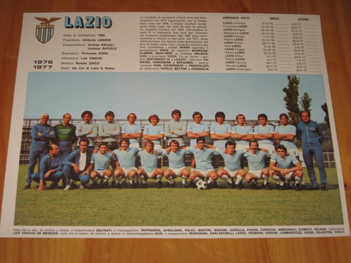 Poster lazio catanzaro - ss, +