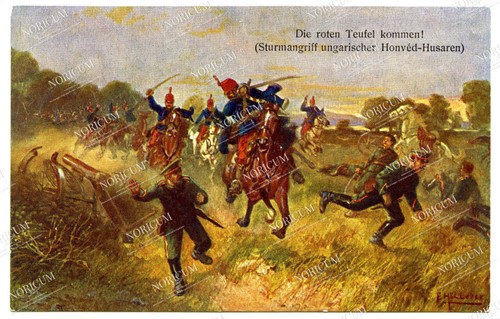 Cartolina arrivano i - i, diavoli