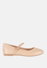 Ballerine Donna Beige Simil