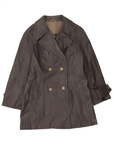 Giacca pelle doppiopetto donna