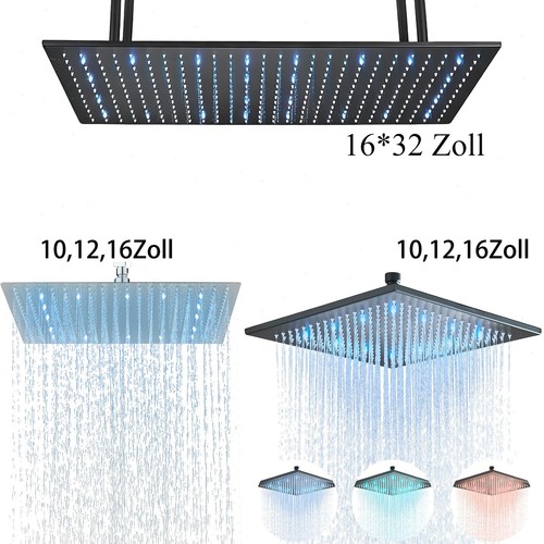 Soffione doccia led acciaio - doccia,