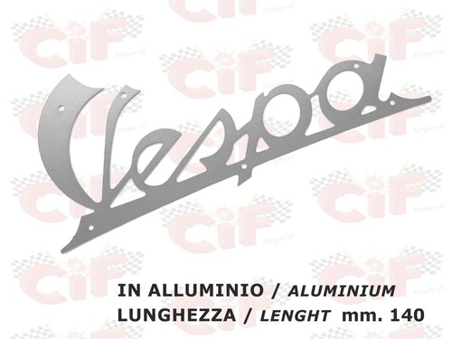 Targhetta vespa alluminio - targhetta,