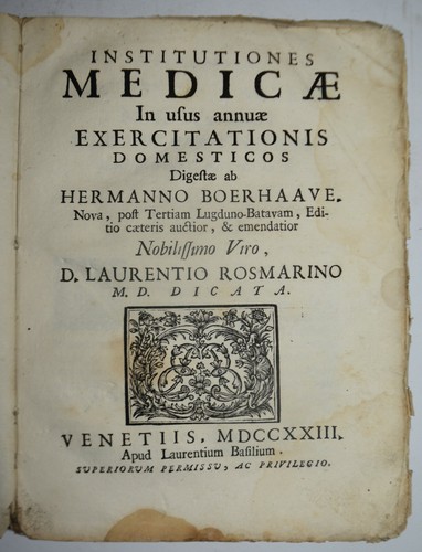 Medicina ediz 1723 - 1723,