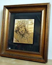 ♥ QUADRO SU LASTRA D'ARGENTO