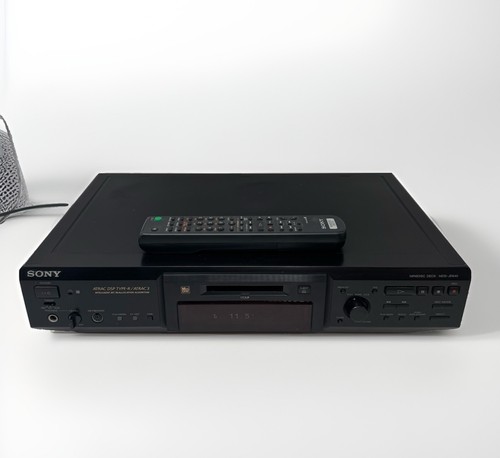 Sony mds je640 minidisc deck - sony,