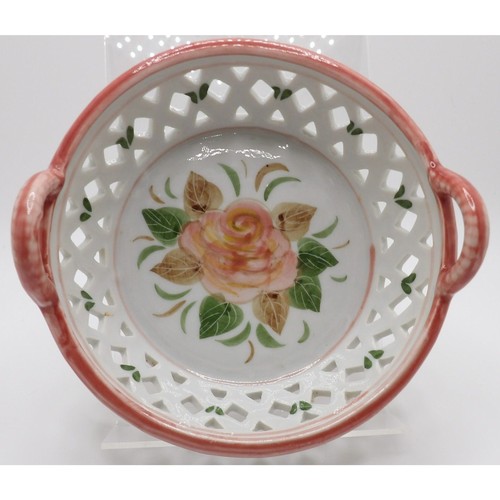 Cestino ceramica reticolato - ceramica,