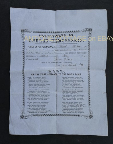 1868 antica chiesa tedesca - 1868,