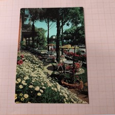  HOTEL CARAVEL particolare del Giardino Lido di Spina Fe  VECCHIA CARTOLINA