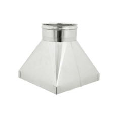 Tramoggia Canna Fumaria Con Fascia Acciaio Inox