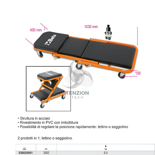 Lettino sottomacchina - lettino, e