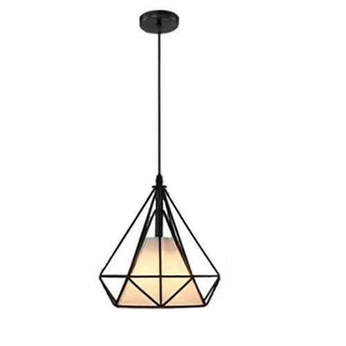 Lampadario gabbia metallo - lampadario,