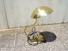Lampada da tavolo in metallo modernariato Funzionante