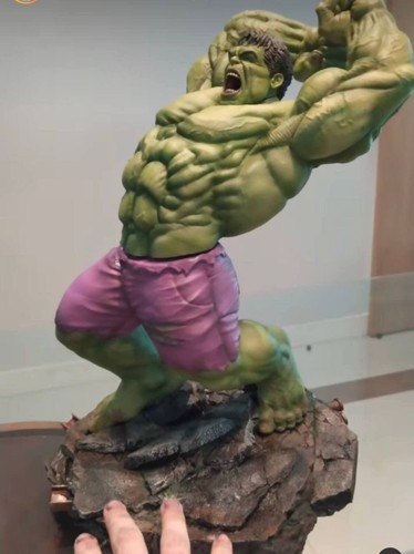 Hulk smash statua scultura in - hulk,
