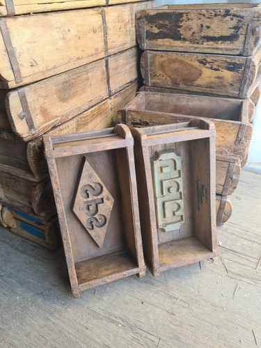 Stampo mattoni vintage con - stampo,