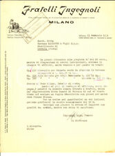 1951 MILANO Fratelli INGEGNOLI - Preventivo filo spinato per siepi