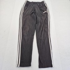 Pantaloni ADIDAS Joggers Small neri da uomo abbigliamento sportivo tasche...