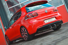 Impianto di scarico sportivo duplex FMS acciaio inox Gr A per posteriore R VW Golf VI 2.0 L TDI GTD