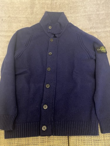 Cardigan stone island blu - cardigan,