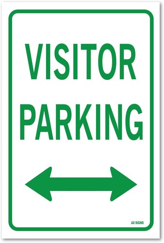 Parcheggio visitatori insegna - parcheggio, visitatori,